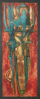 Bruce Onobrakpeya - Sahelian Masquerade