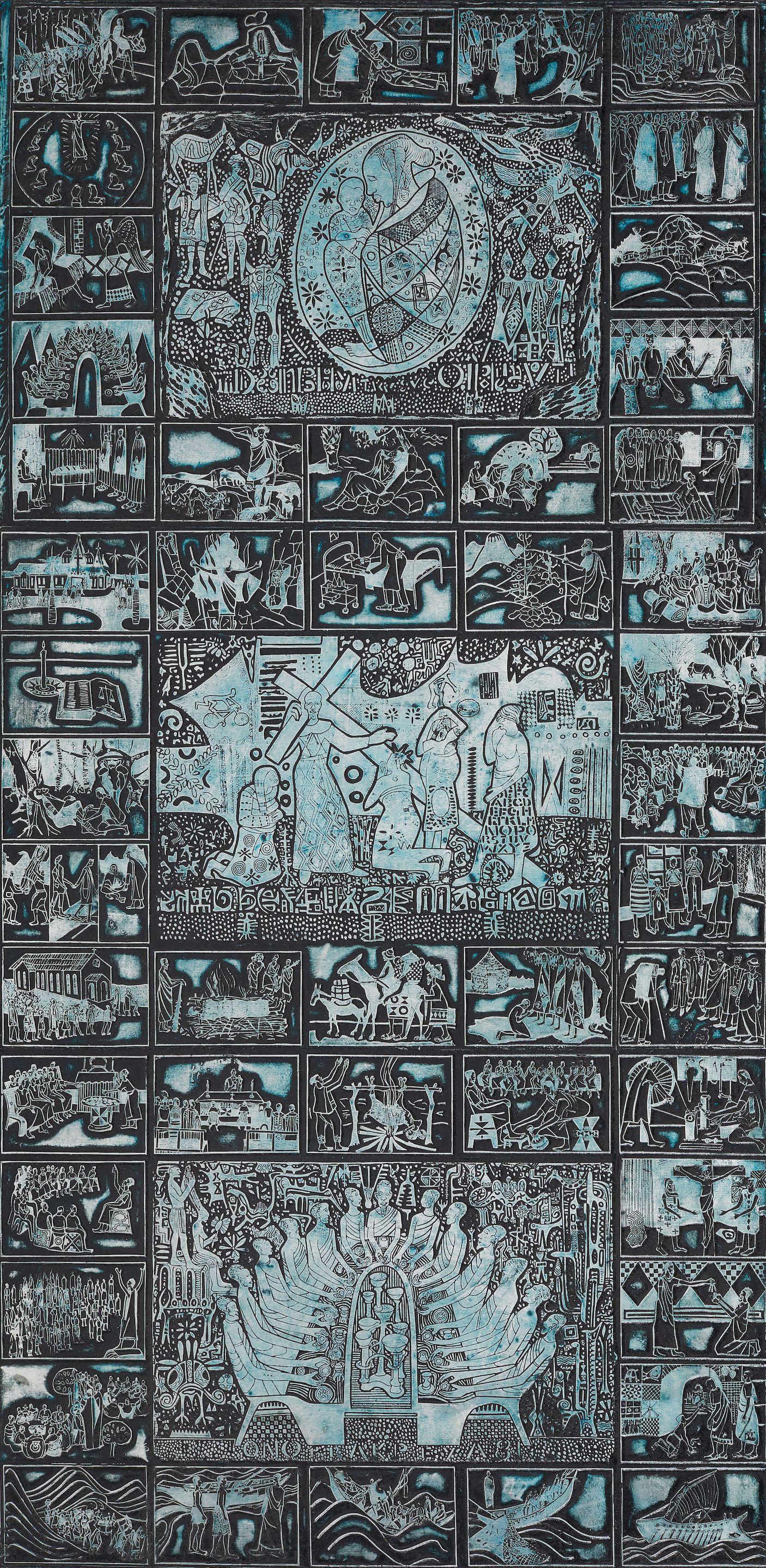 Bruce Onobrakpeya - The Last Days of Christ