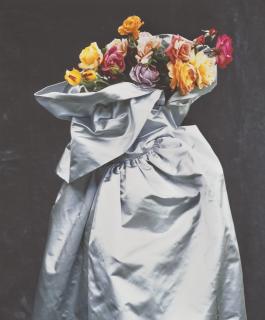 Bruce Weber - Charles James Dress and Roses, Kent, 1982