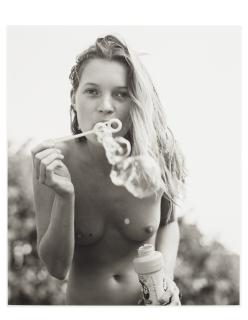 Bruce Weber - Kate Moss, Golden Beach, Florida, 1997