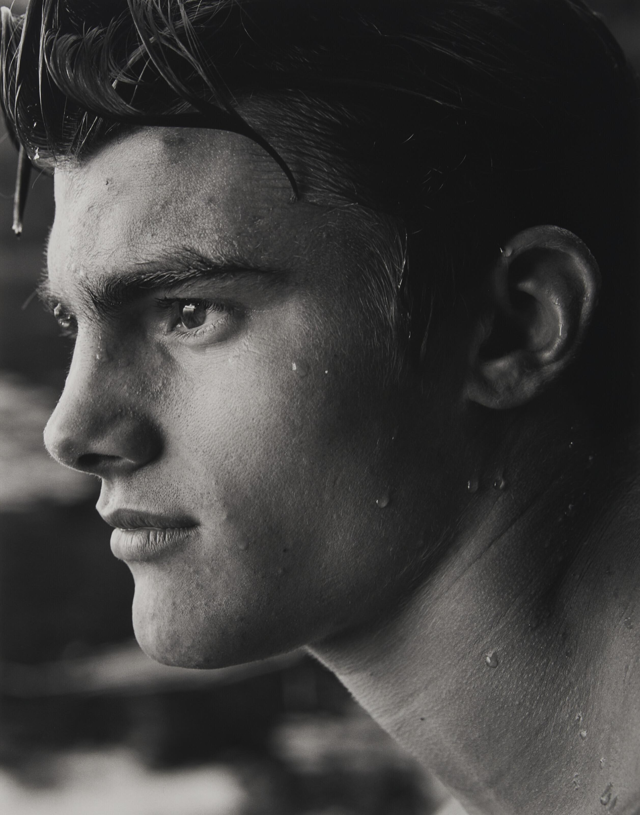 Bruce Weber - Peter at Pete\'s Rock, Peter at Pete\'s Rock, Adirondack Park, NY 1997