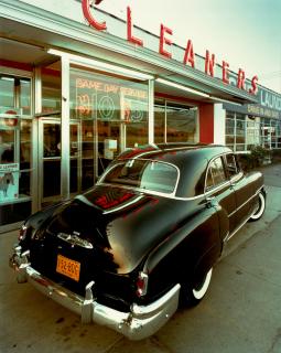 Bruce Wrighton - 1951 Chevrolet Styleline Deluxe, Main Street, Binghamton, New York (from \'Dinosaurs and Dreamboats\')