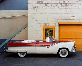 Bruce Wrighton - 1955 Ford Fairline Sunliner Convertible (from \'Dinosaurs and Dreamboats\')