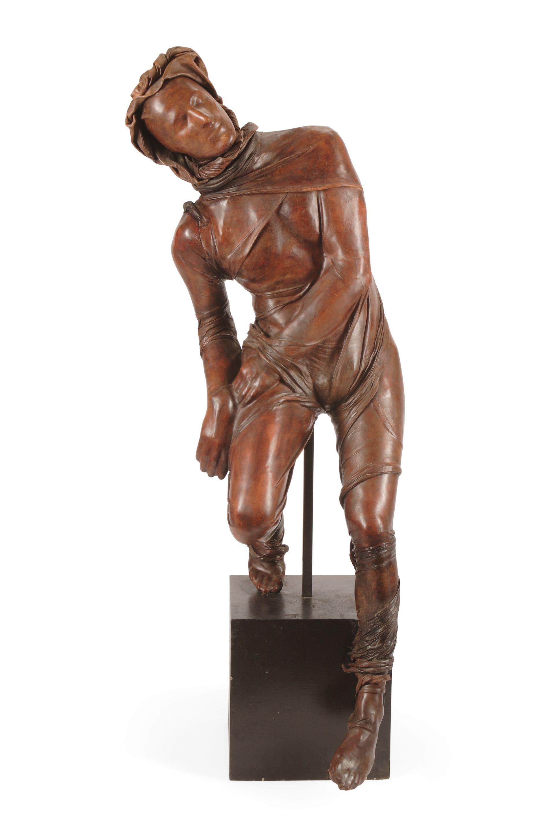 Bruno Baratier - Woman Leaning on Bent Knee