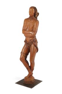 Bruno Baratier - Woman Standing with Arms Crossed