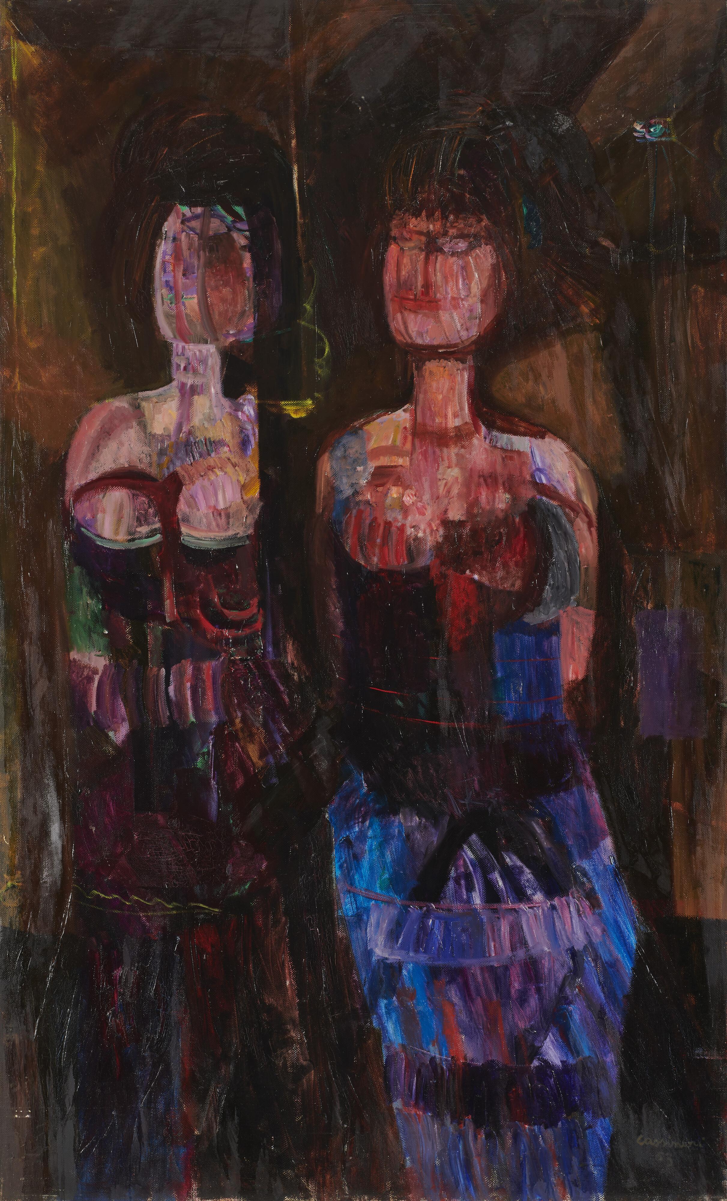 Bruno Cassinari - Donna allo specchio