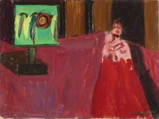 Bruno Cassinari - Donna con bambino