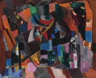 Bruno Cassinari - Interno con frutti