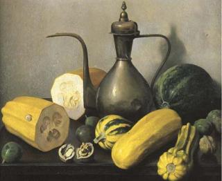 Bruno Croatto - Natura morta con zucche, 1928