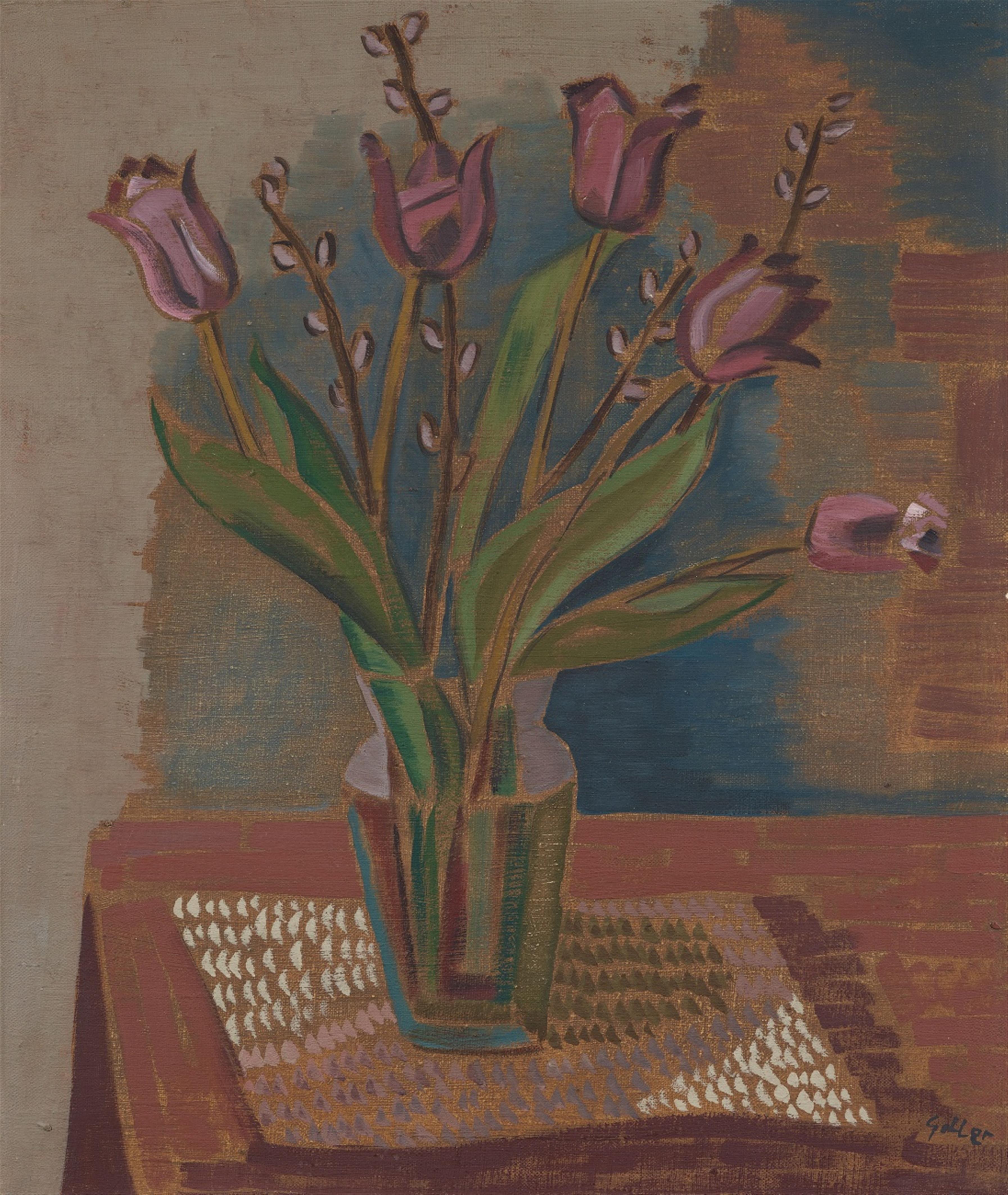 Bruno Goller - Blumenstillleben