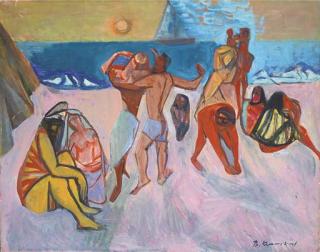 Bruno Krauskopf - Auf dem Strand