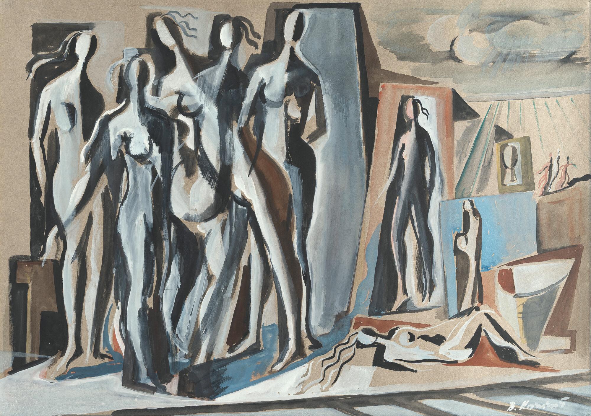 Bruno Krauskopf - Figürliche Komposition