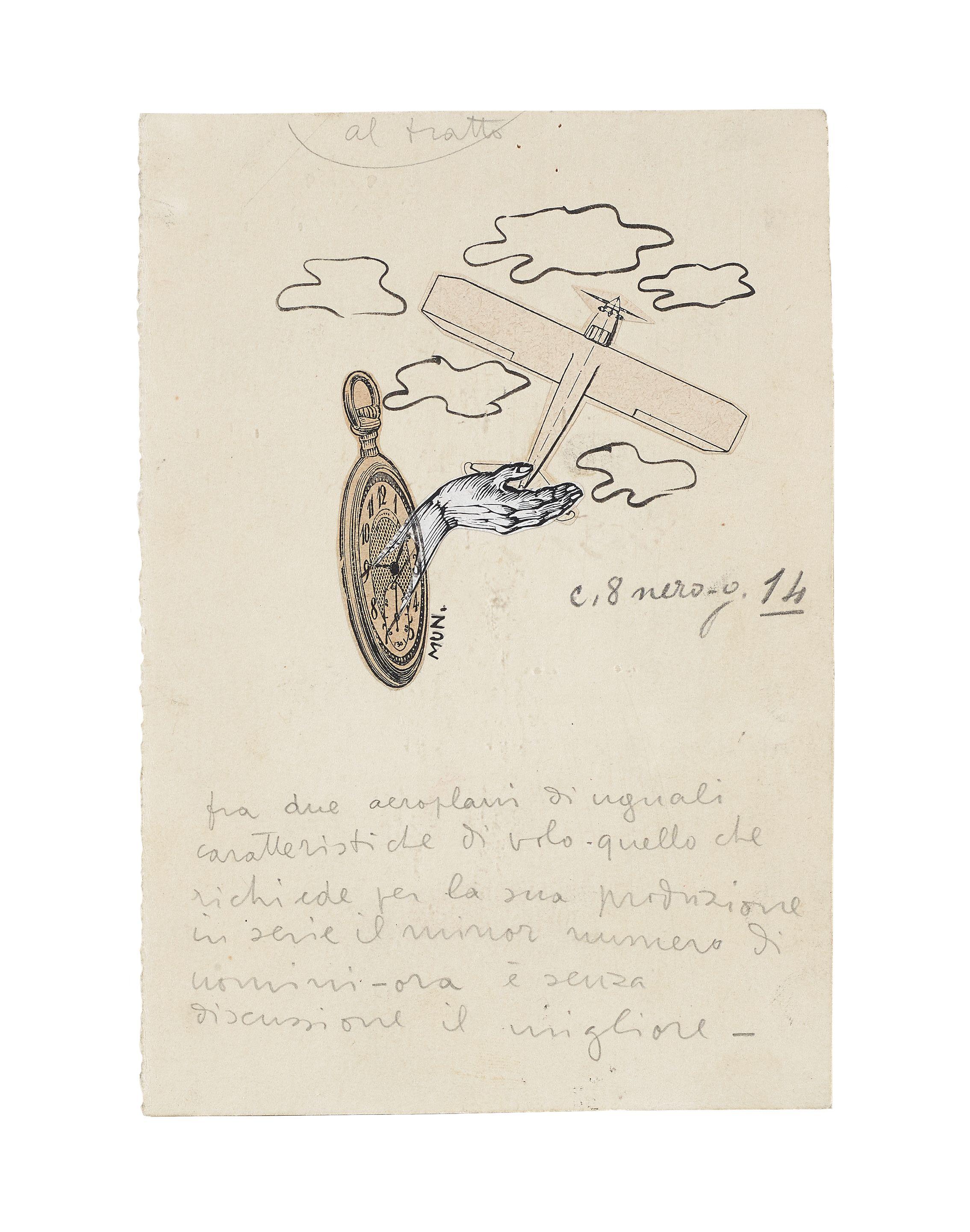 Bruno Munari - Fra due aeroplani