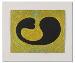 Bruno Munari - Negativo - Positivo giallo e bruno