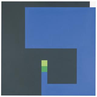 Bruno Munari - Negativo-Positivosigned And Dated 1986 On The Reverse, Acrylic On Canvas