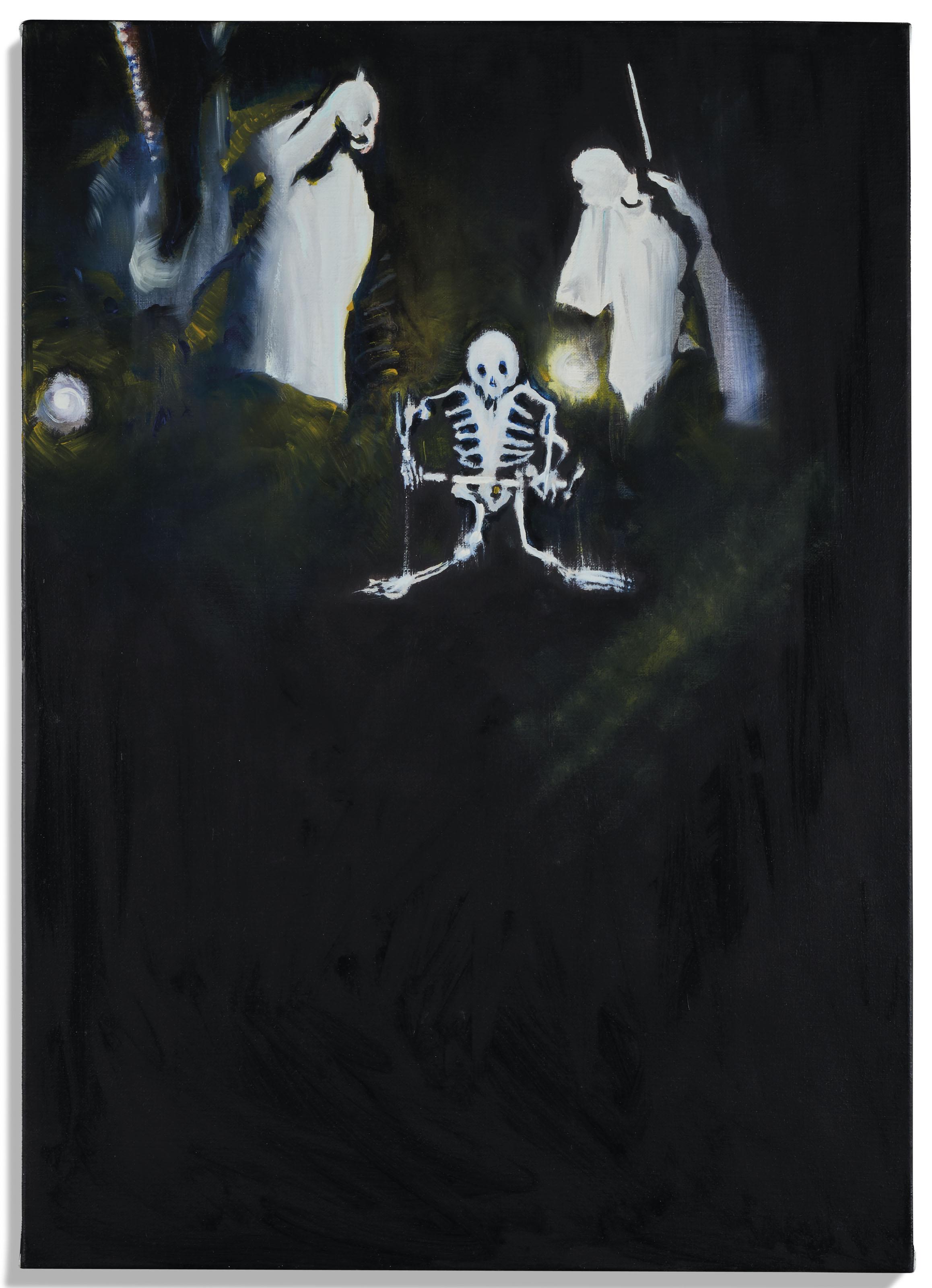 Bruno Perramant - Deux fantômes et un squelette no. 2