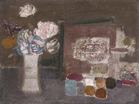 Bruno Saetti - Natura Morta Con Rose