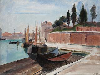 Bruno Saetti - Porticciolo