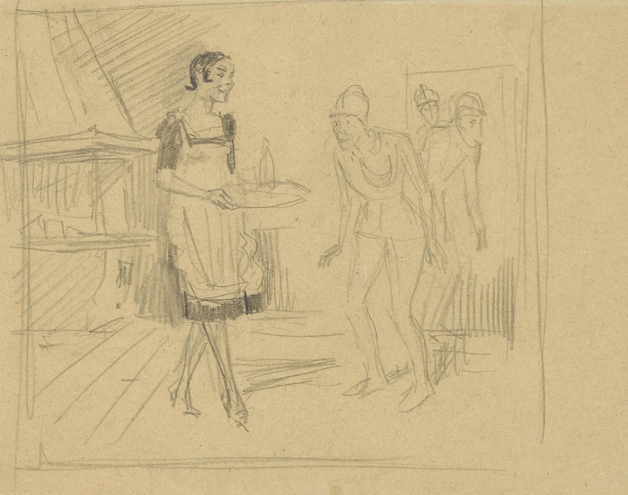 Bruno Schulz - Sketch For The Story, My Father Joins The Fire