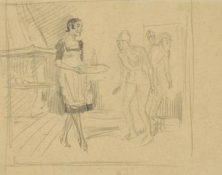 Bruno Schulz - Sketch For The Story, My Father Joins The Fire