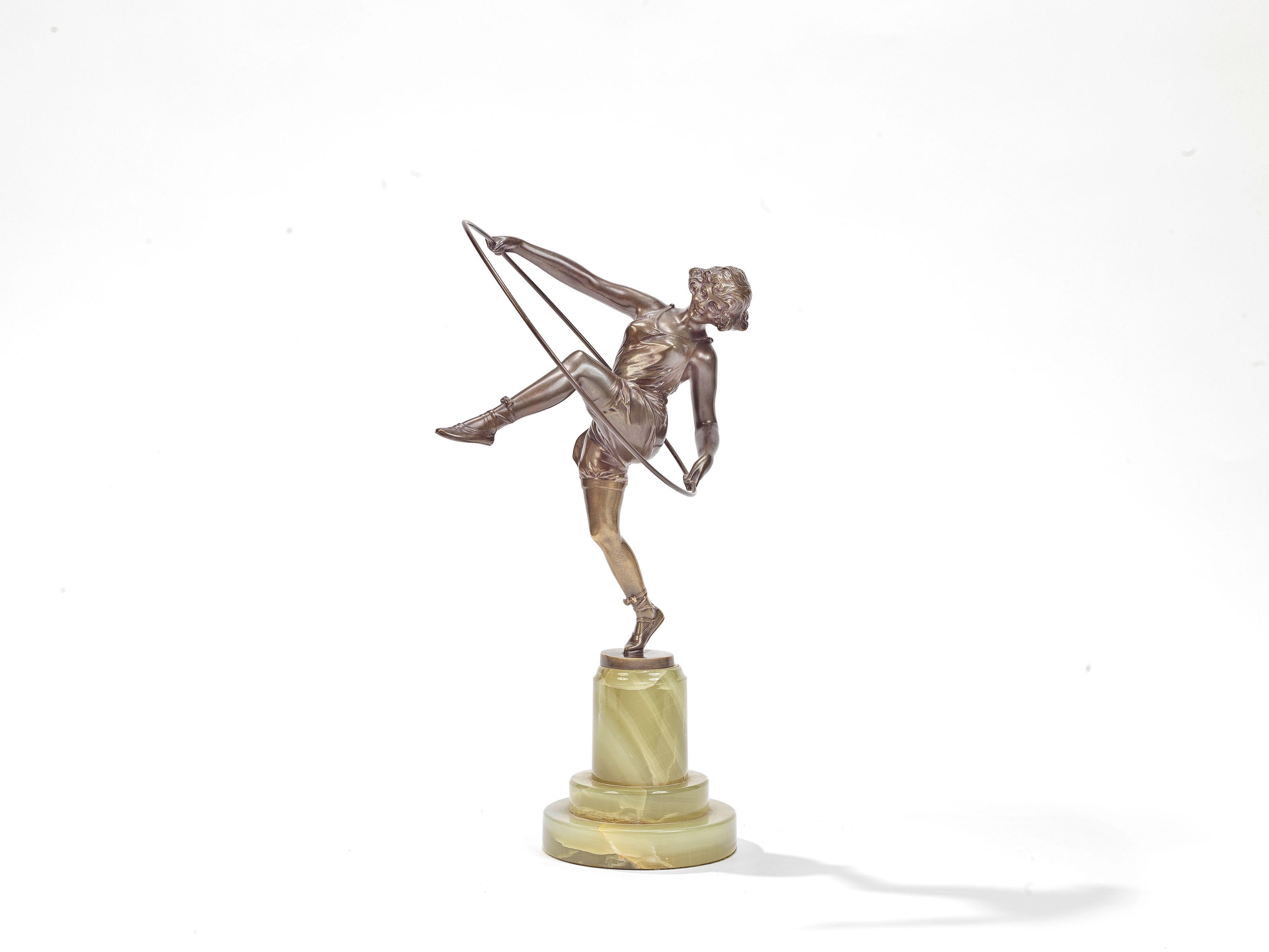 Bruno Zach - Dancer With Hoop, Circa 1925