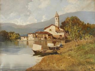 Bruto Mazzolani - Lago lombardo