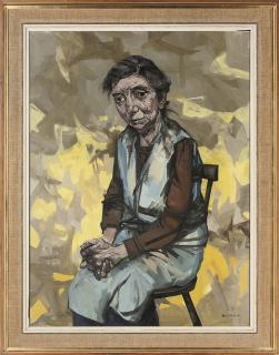 Bryan Kneale - Seated woman