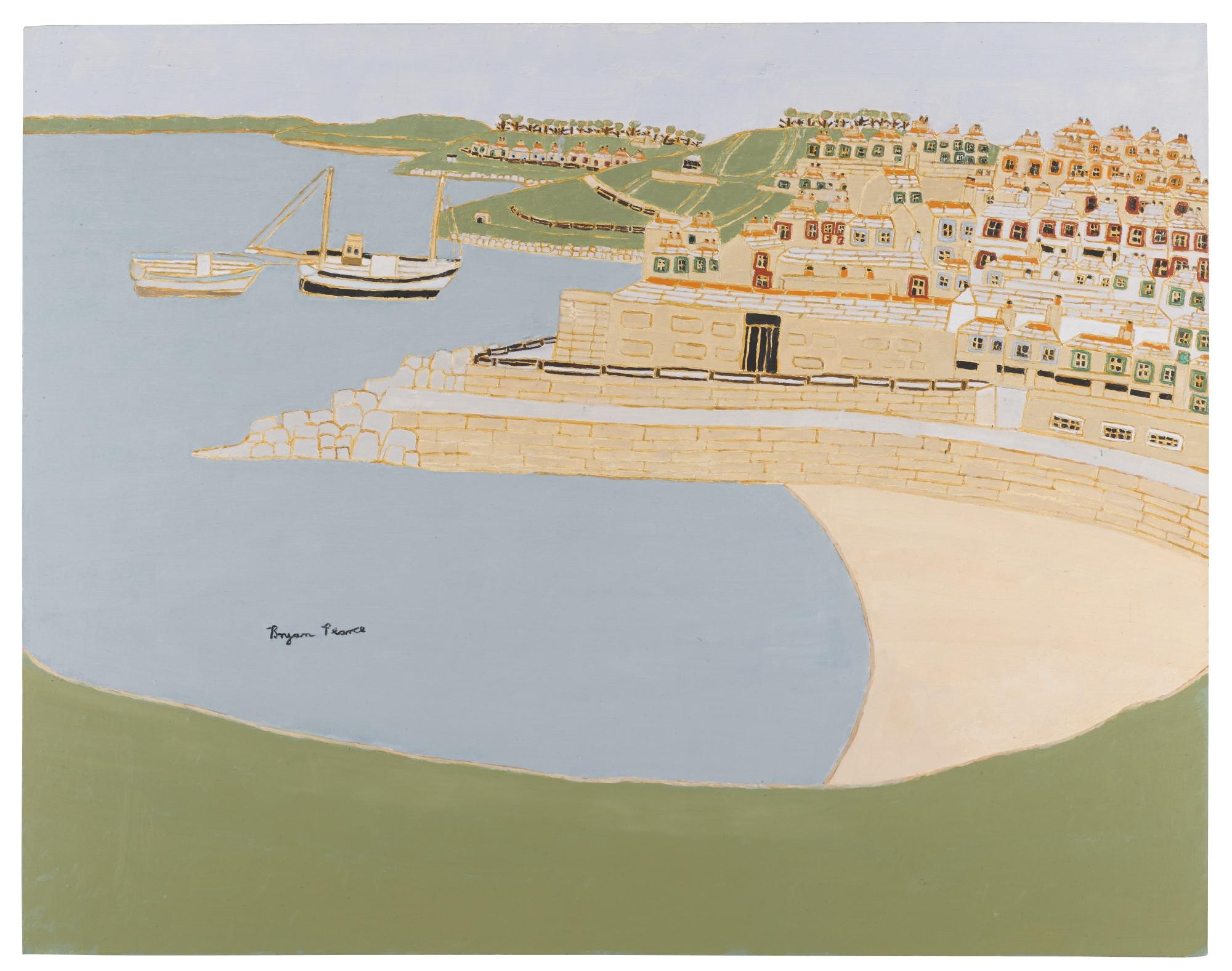 Bryan Pearce - Porthgwidden From The Island