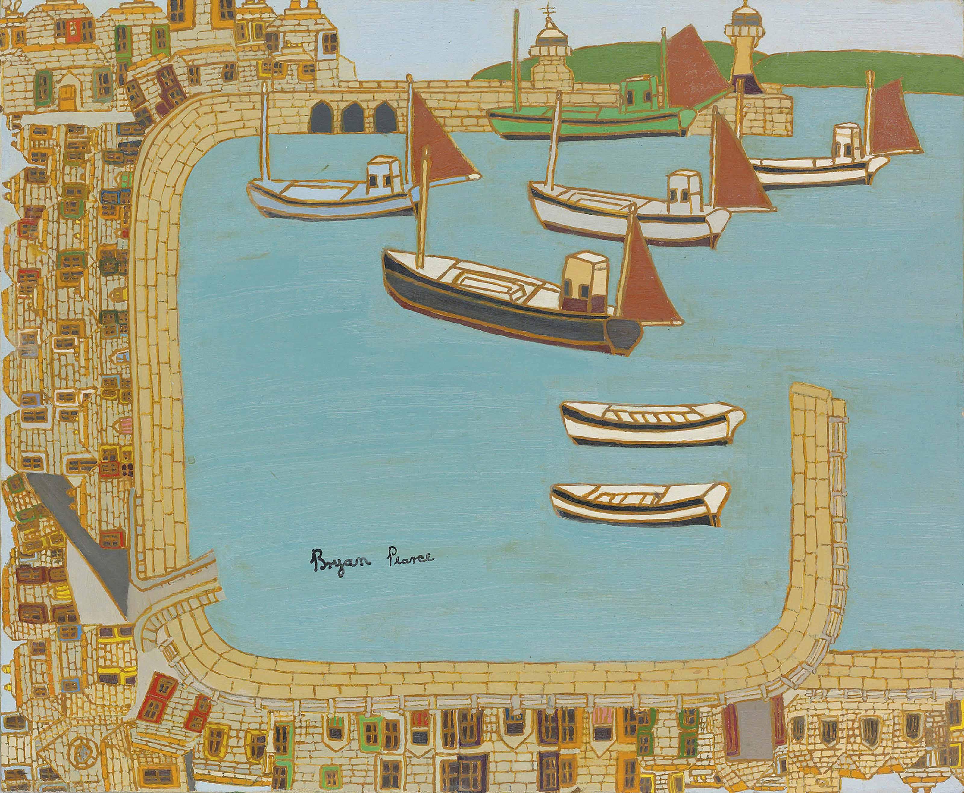 Bryan Pearce - St Ives Round Harbour