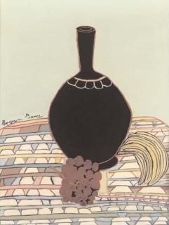 Bryan Pearce - Still life with fruit and vase