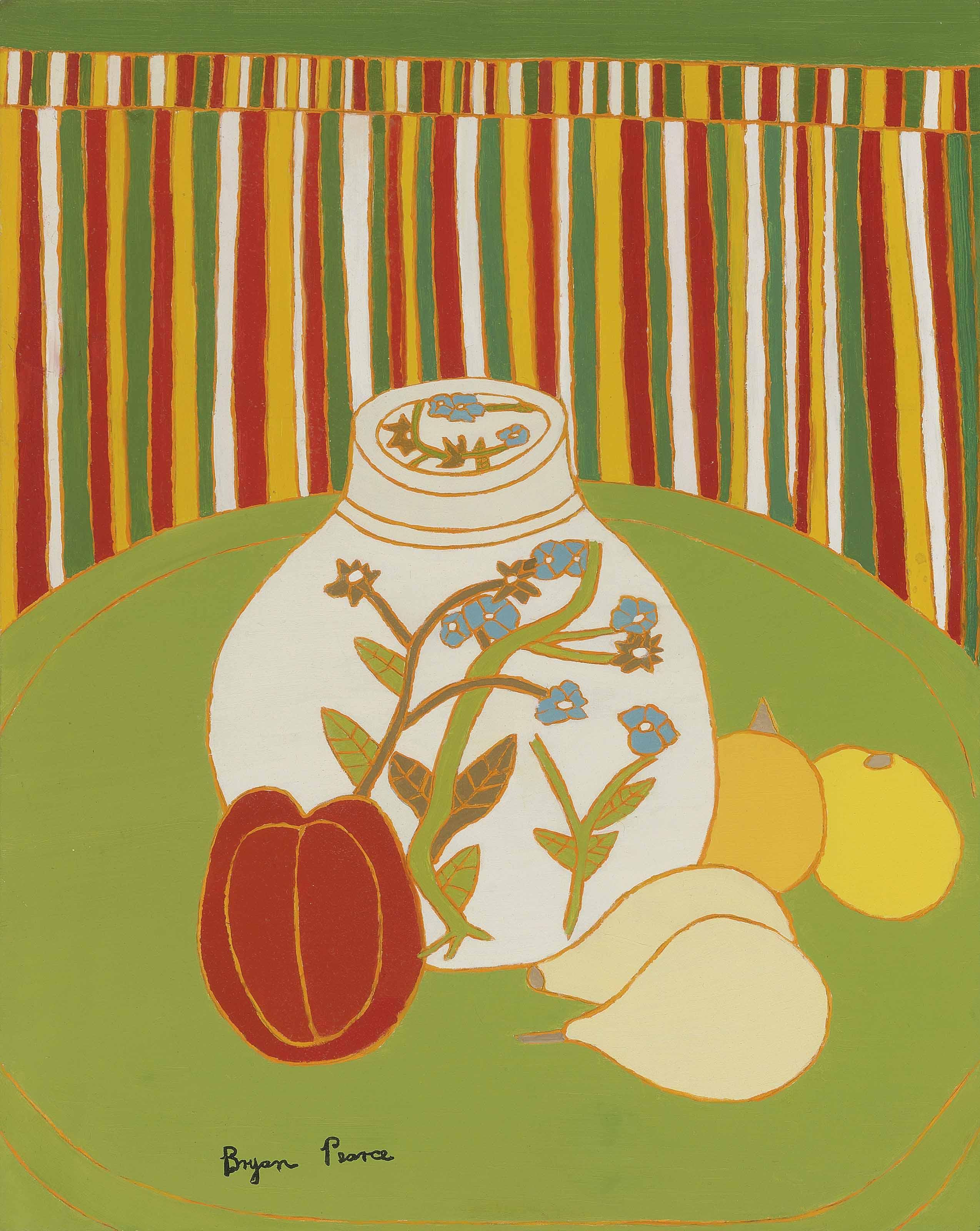 Bryan Pearce - Tea Caddy with Gourds