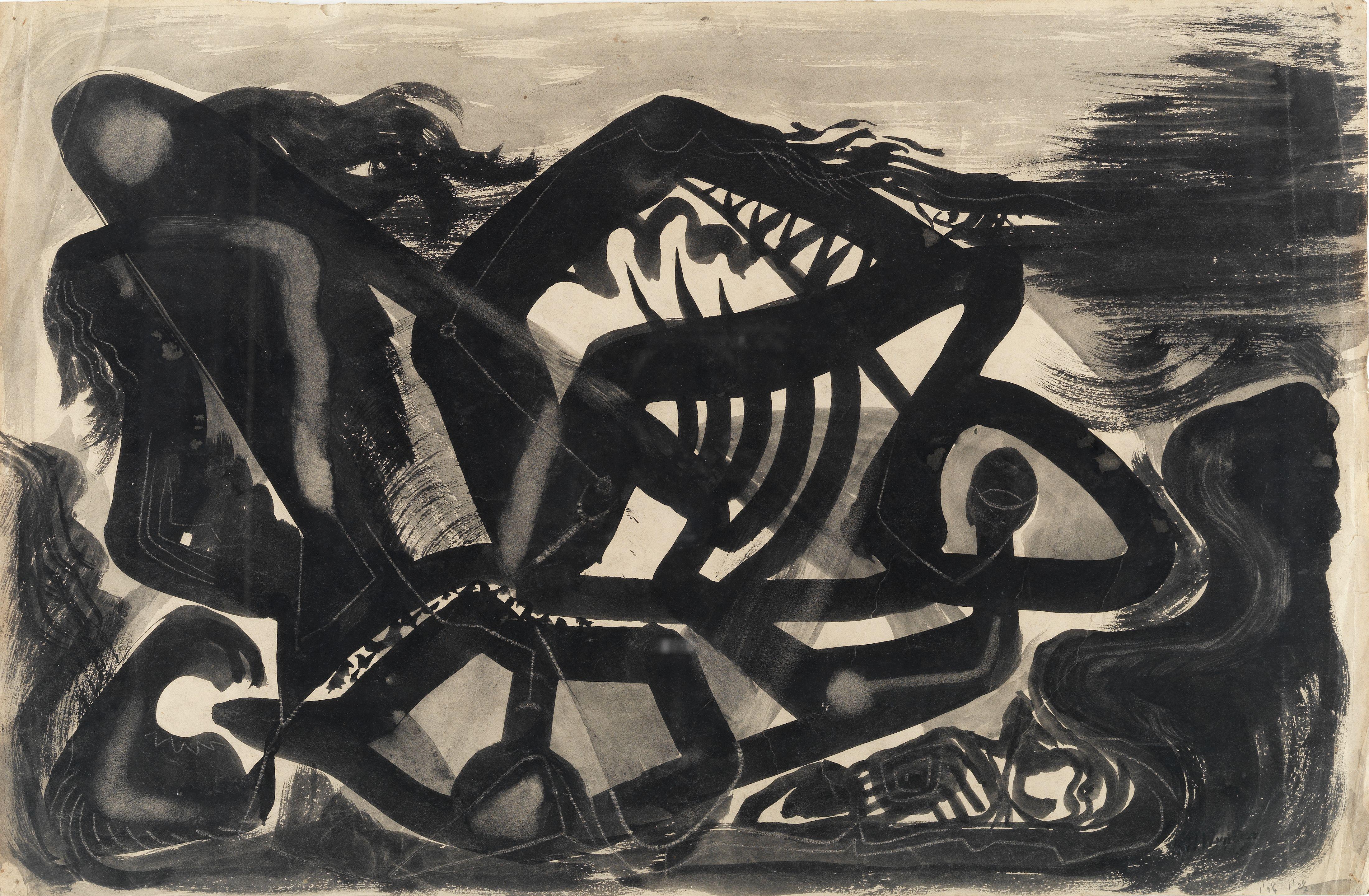 Bryan Wynter - Group with Crab