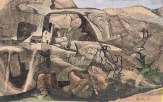 Bryan Wynter - Landscape With Three Birds