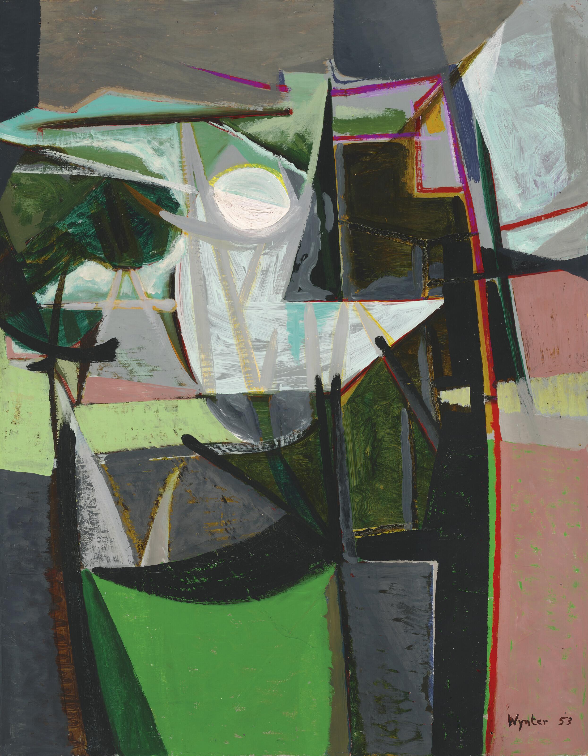 Bryan Wynter - Moon in Landscape