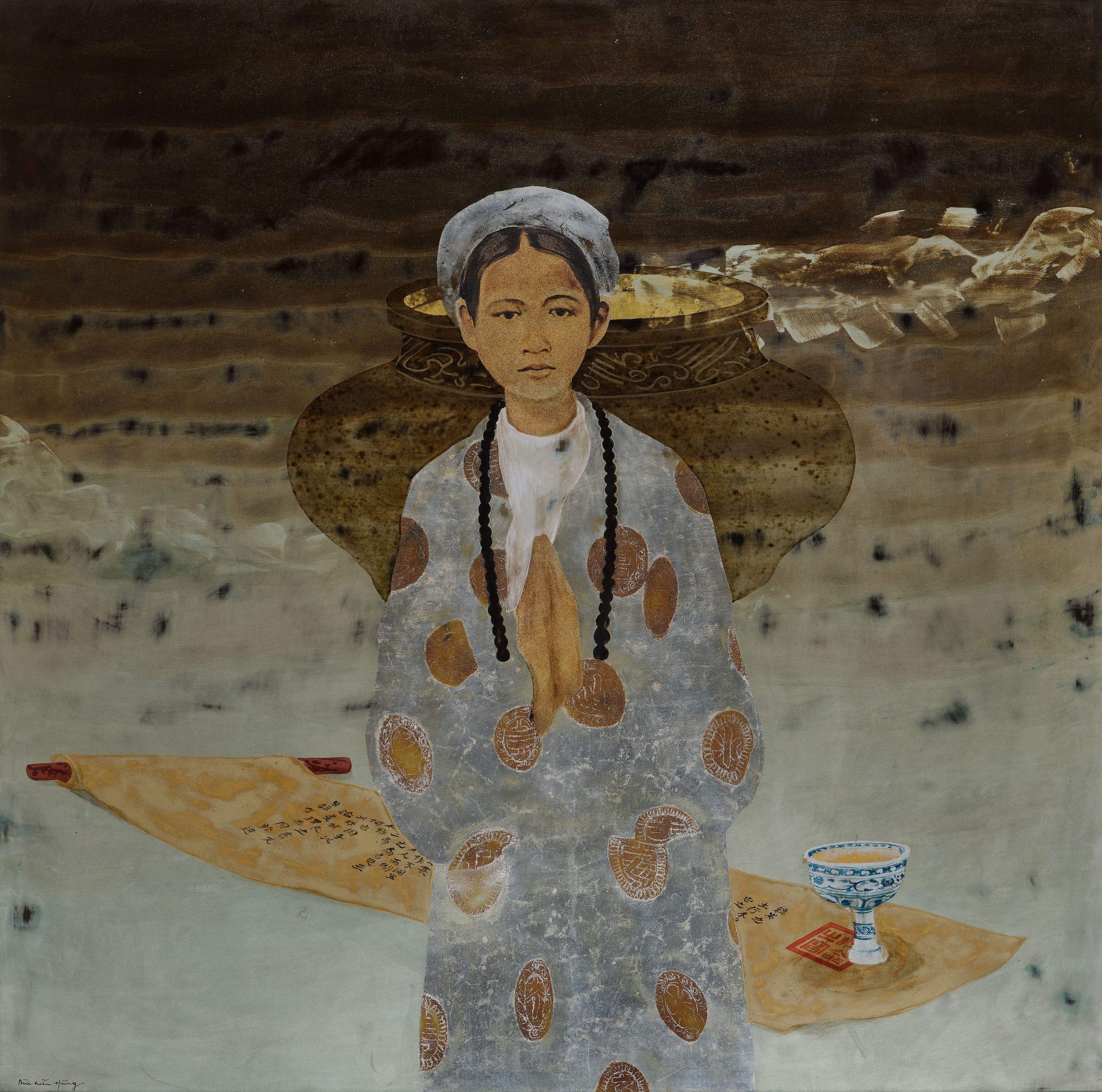 Bui Huu Hung - Woman Praying