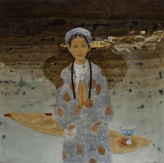 Bui Huu Hung - Woman Praying