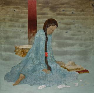 Bui Huu Hung - Woman Reading