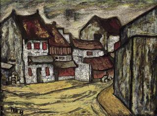 Bui Xuan Phai - Street scene, Hanoi