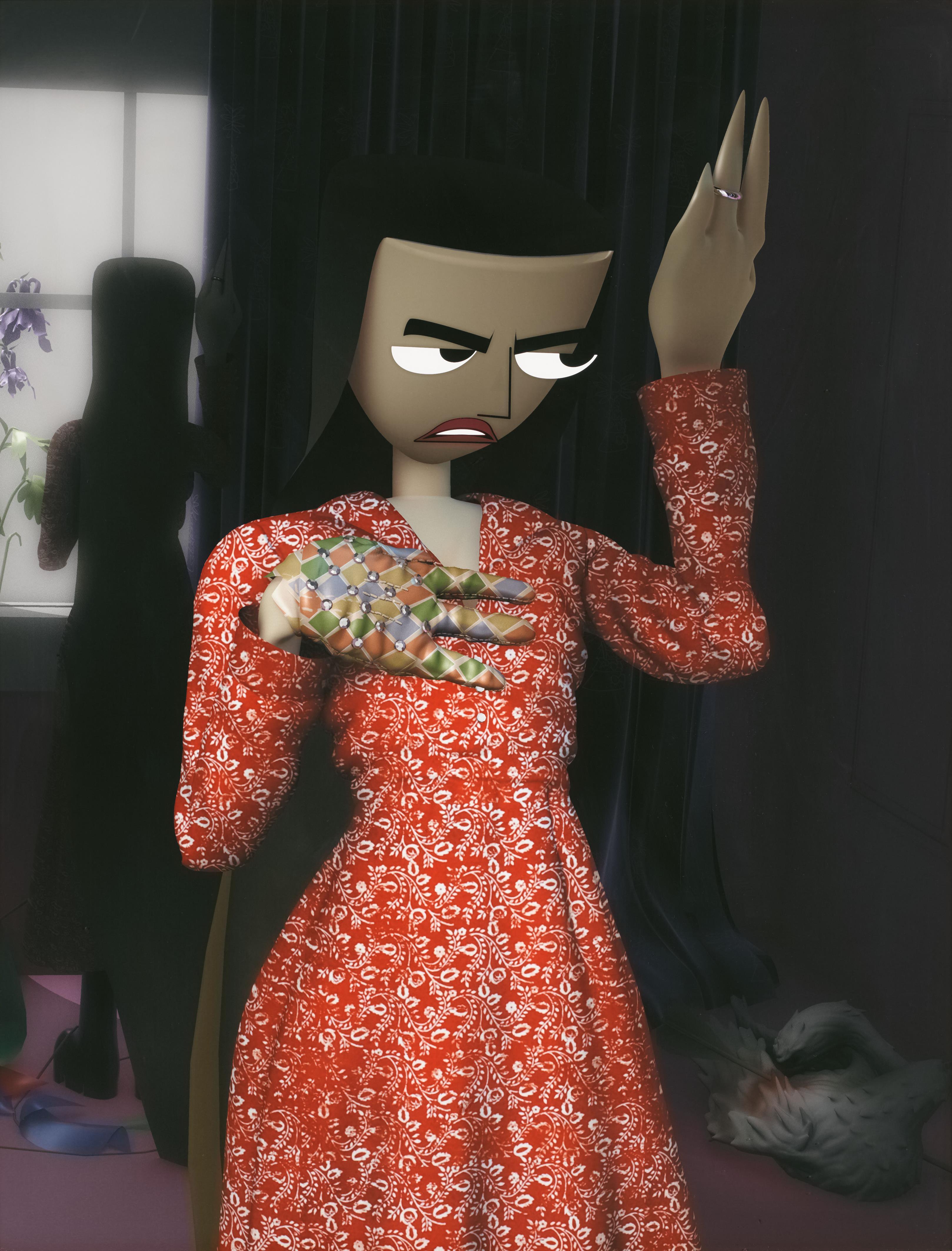 Bunny Rogers - Brigid Joan (aus der Serie: Self Portrait as Clone of Jeanne D’Arc)