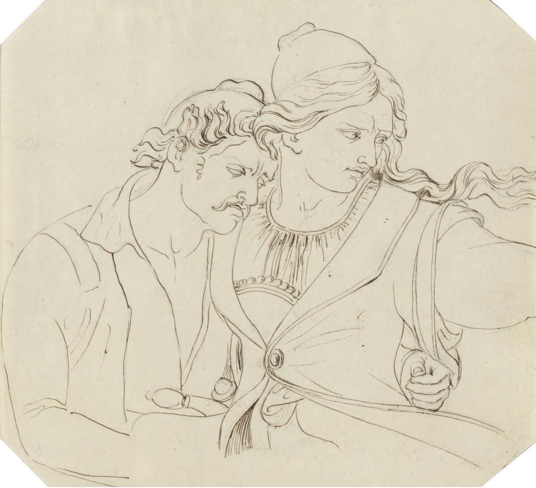 Buonaventura Genelli - An allegory of the Greek War of Independence