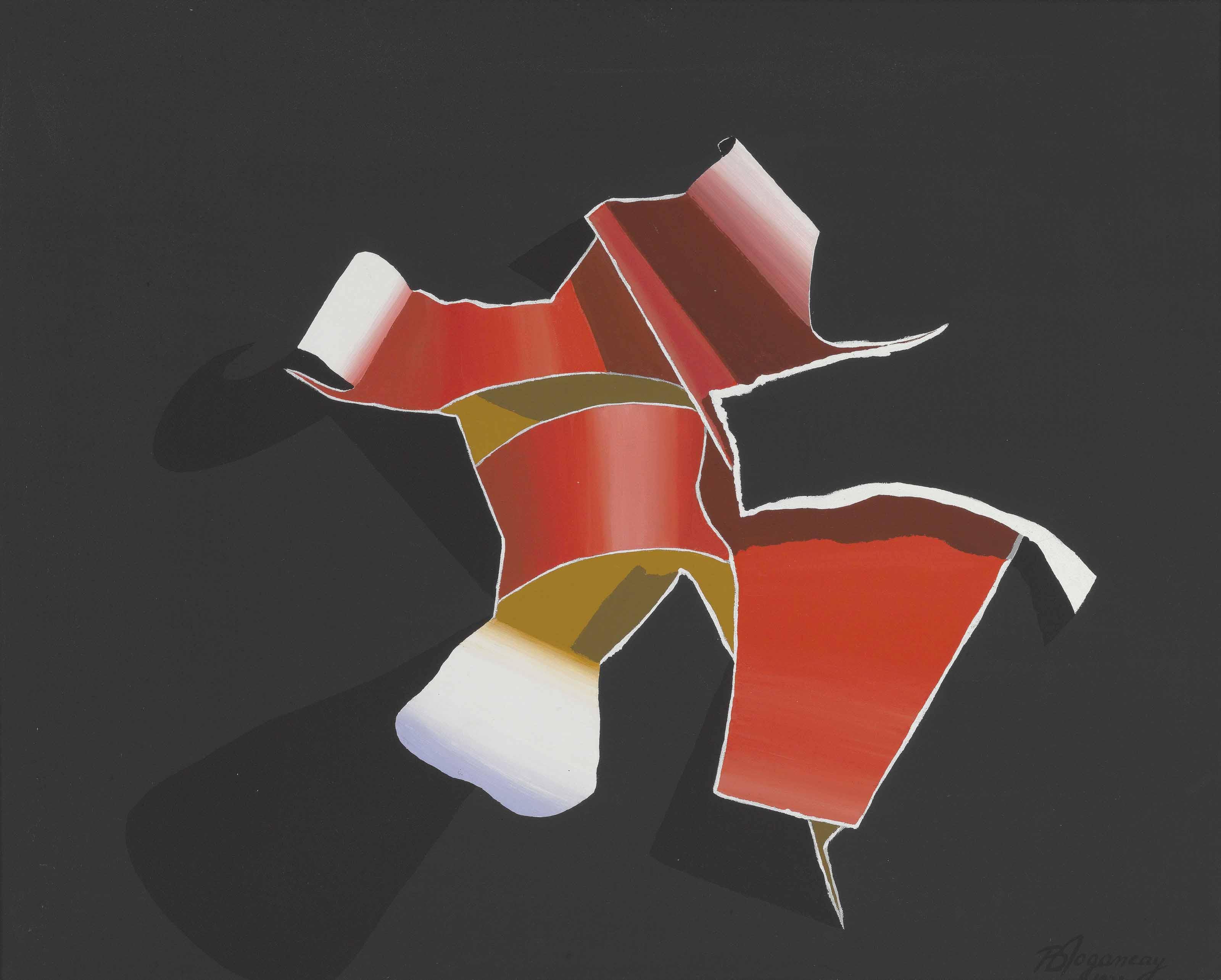 Burhan Cahit Dogançay - Trojan Horse (from the Ribbons series)