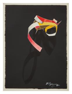 Burhan Dogançay - Pirouette (Ribbons Series)