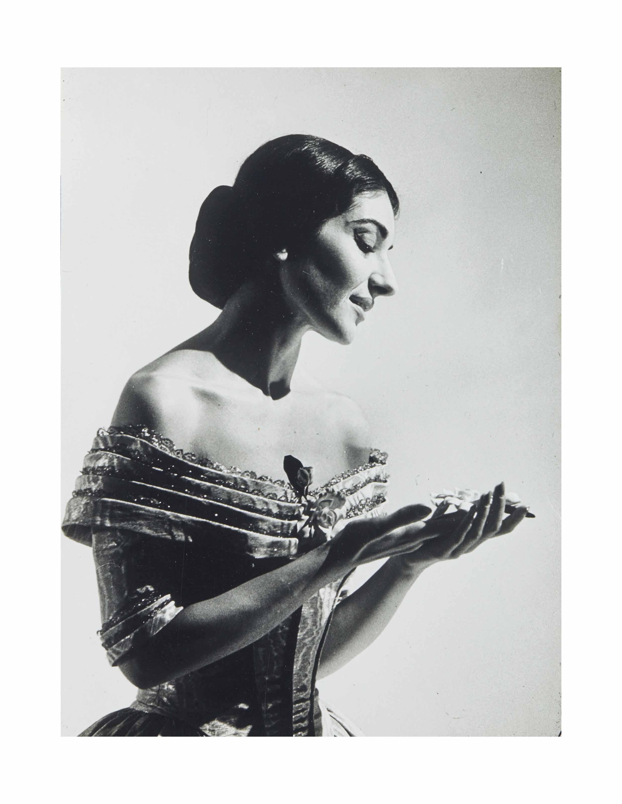 Burt Glinn - Maria Callas, La Scala, Italie, 1955