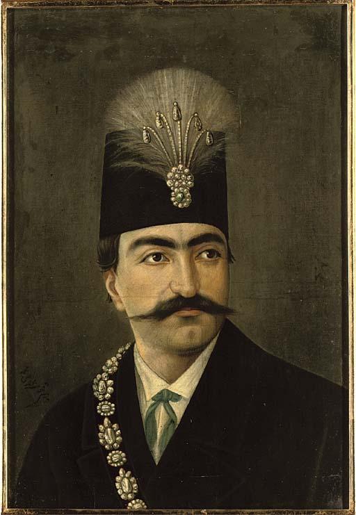 Bust Portrait of Nasir Al-Din Shah