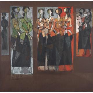 But Mochtar - Standing Figures