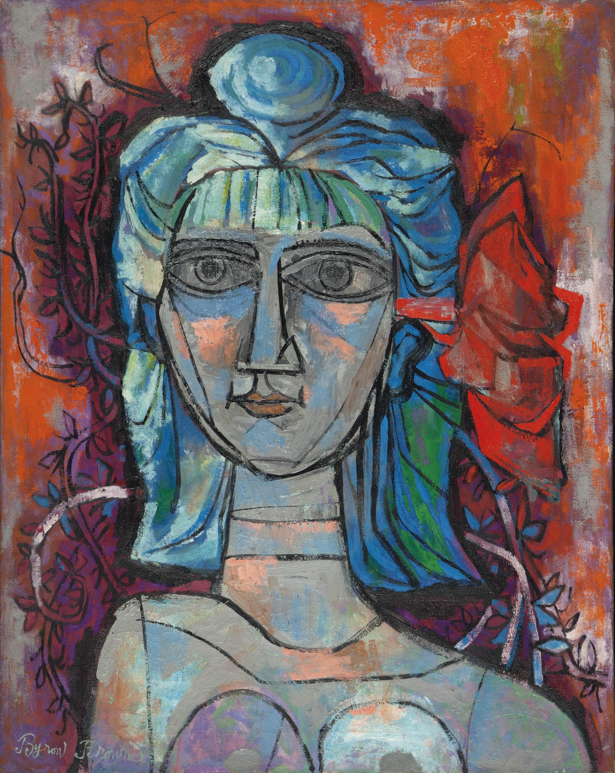 Byron Browne - Head of A Young Girl