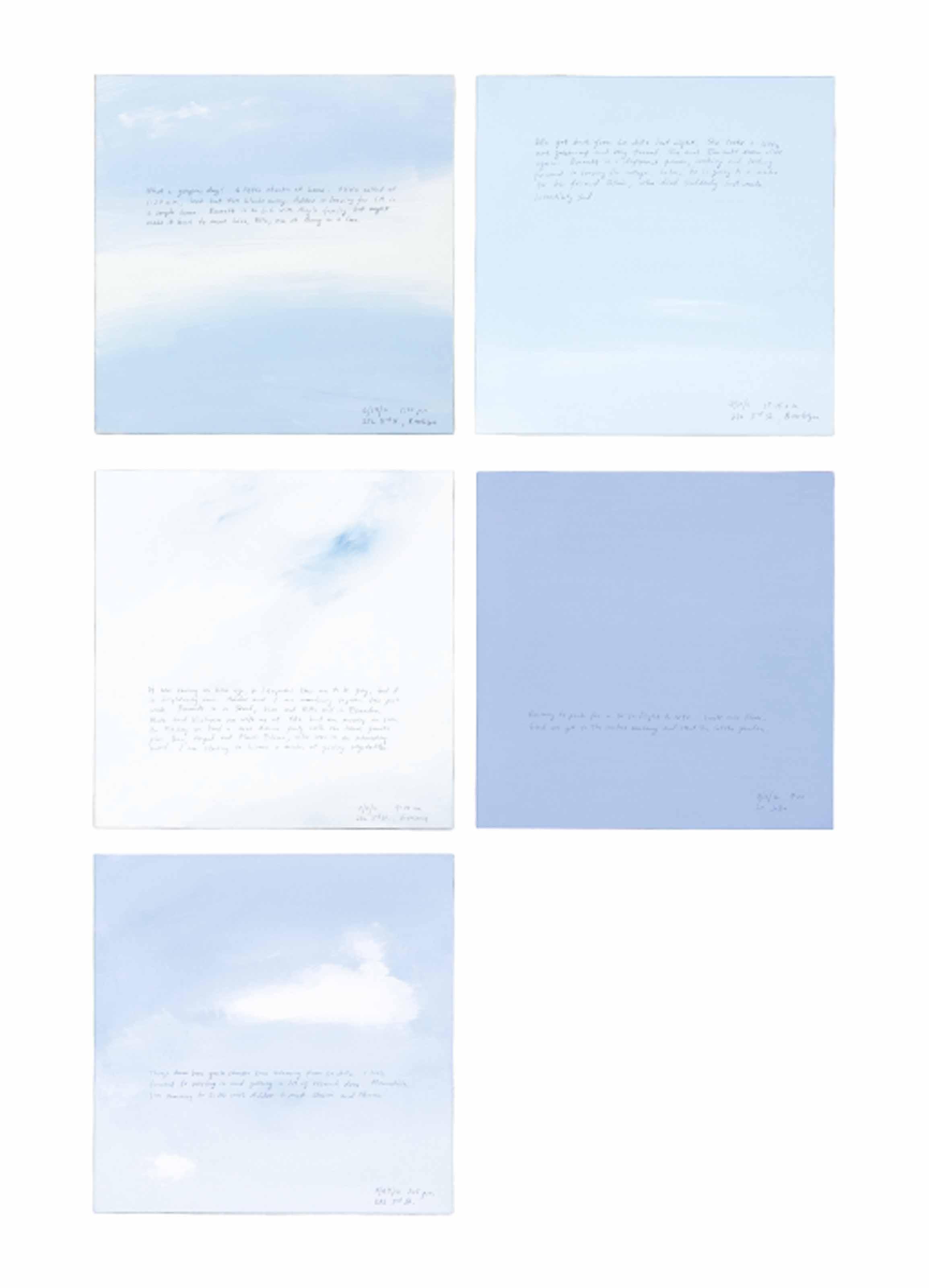 Byron Kim - Sunday Paintings (6/19/11, 7/10/11, 8/7/11, 8/12/12, 8/29/12)