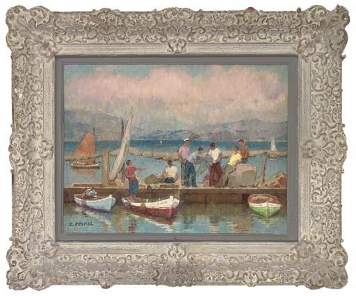 C.F. Felkel - Preparing The Fishing Nets