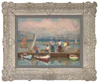 C.F. Felkel - Preparing The Fishing Nets