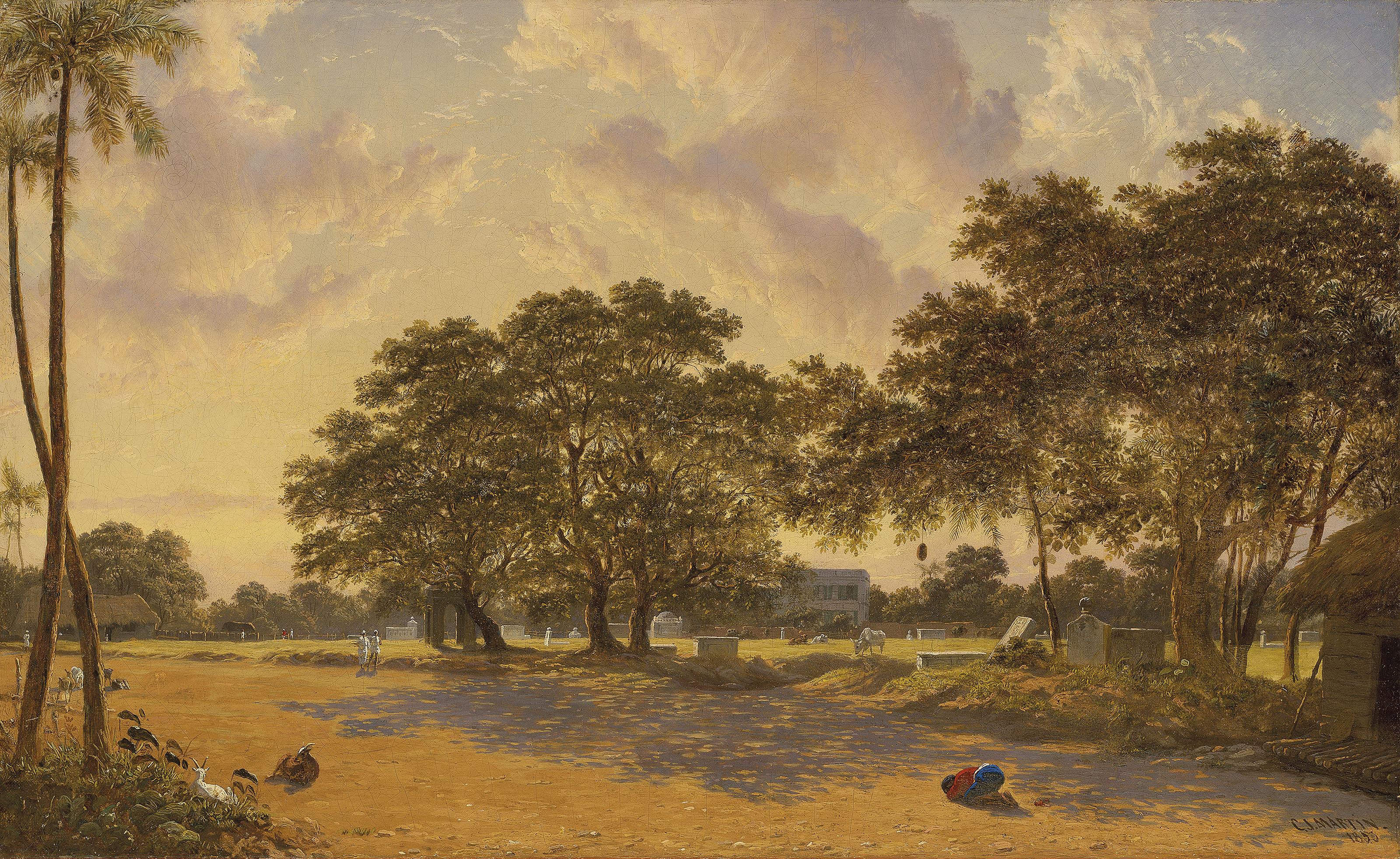 C.J. Martin - View In Calcutta